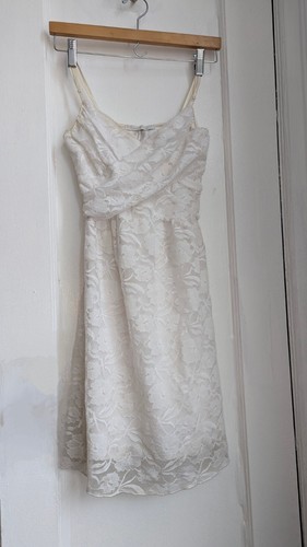 White Lace by Charlotte Russe Small Dress