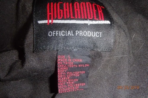 Highlander 10th Anniversary Bomber Jacket Large - photo 4