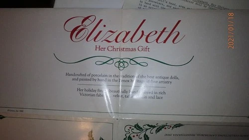 Elizabeth, Her Christmas Gift by Lenox - photo 4