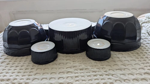 7pc Navy Mini Ramekin & Stoneware Bowl Set - photo 3