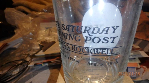 Gramps at the Bat Rockwell Glass #474 - photo 3