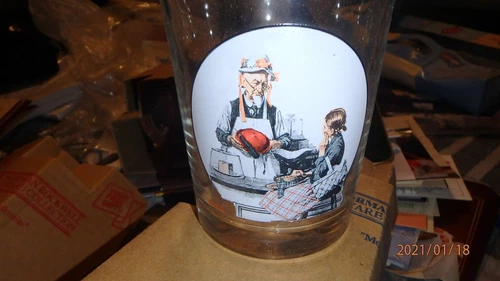 Norman Rockwell Saturday Evening Post Glass #4