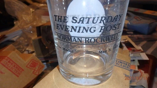 Norman Rockwell Saturday Evening Post Glass #4 - photo 2