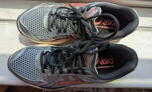 Asics Gel Kayano 14 White Papaya US Men 6.5 Women's 8