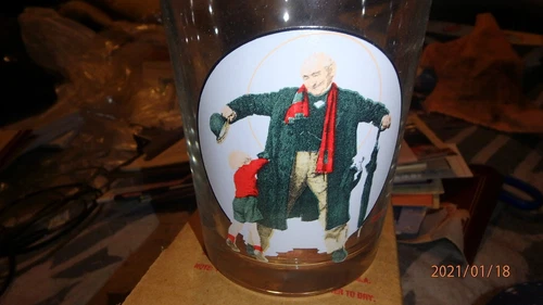 Norman Rockwell Saturday Evening Post Glass Set