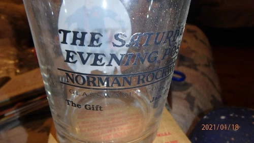 Norman Rockwell Saturday Evening Post Glass Set - photo 2