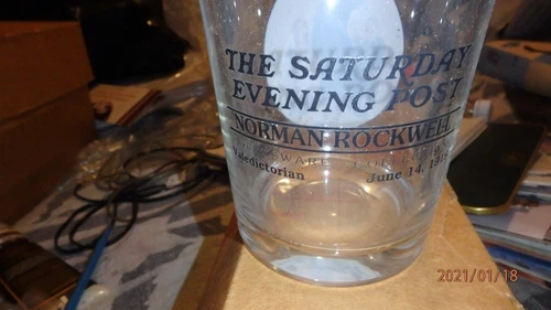 Norman Rockwell Valedictorian Glass - photo 2