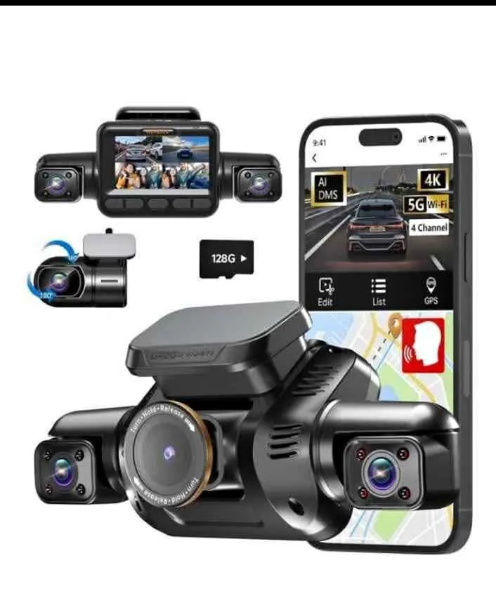 Dash Cámara de salpicadero AI frontal y trasera interior con sis thumbnail