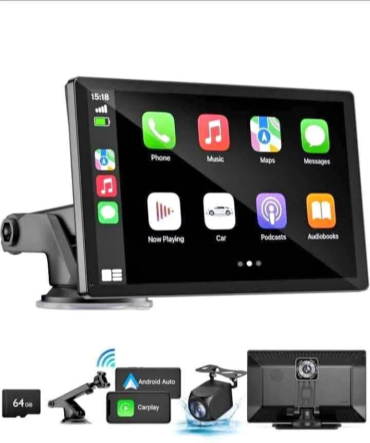 9-inch Car Stereo with Apple CarPlay & Android Auto thumbnail