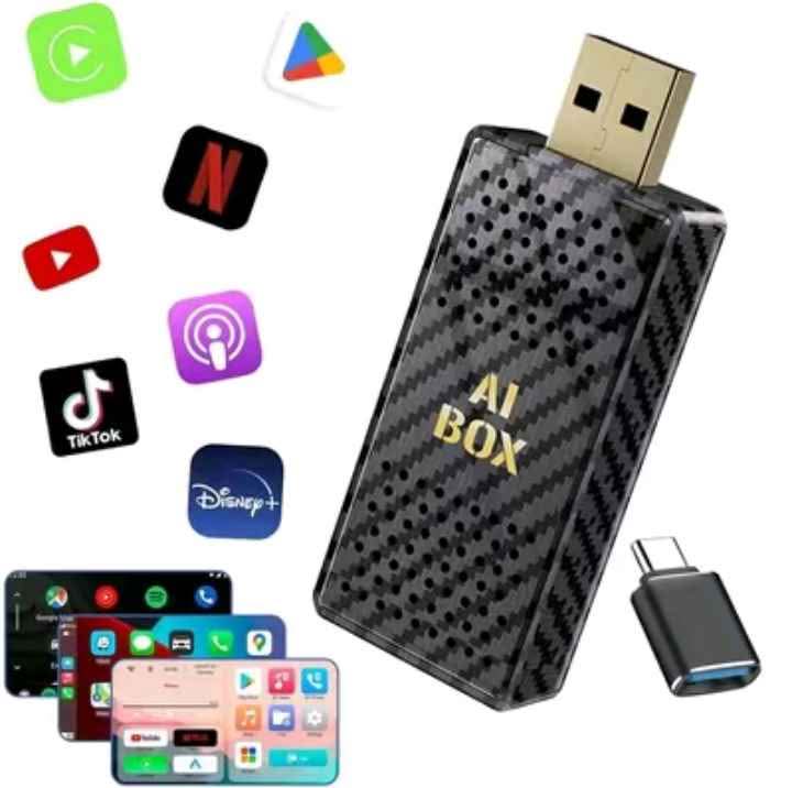 Wireless CarPlay AI box Android Auto Adapter - photo 2