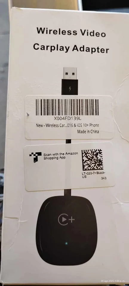 Adaptador inalámbrico CarPlay, adaptador con Netflix, YouTube y image indicator(5)