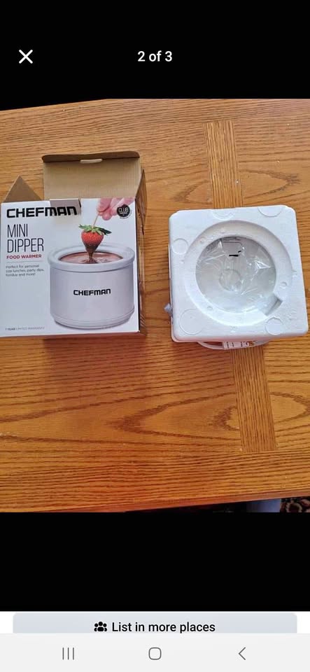 Food warmer mini dipper fondue 🫕, exelent conditions.#yummy #del