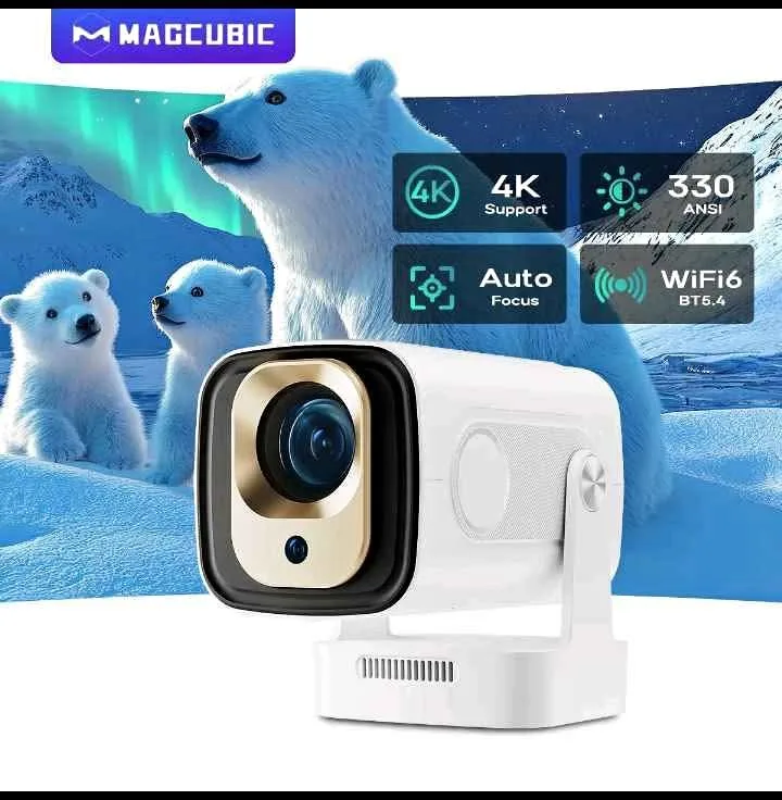 Mini proyector inteligente Magcubic con soporte 4K thumbnail