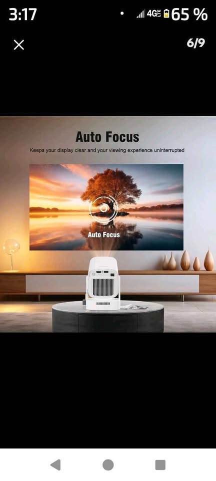 Mini proyector inteligente Magcubic con soporte 4K - photo 4