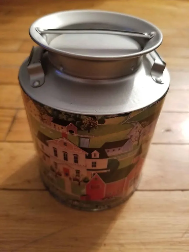 Vintage Milk Can Style Metal Tin image indicator(3)