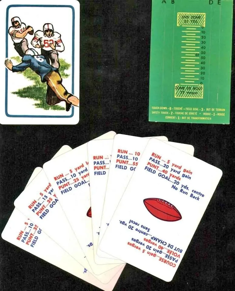 Touchdown Football 1962 Card Game thumbnail