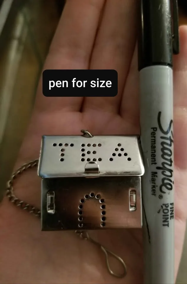 Metal Tea Strainer Infuser image indicator(6)