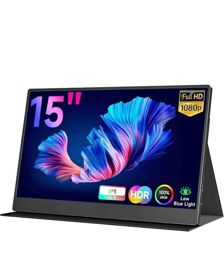 AYY 15-inch 1080P FHD Portable Laptop Monitor