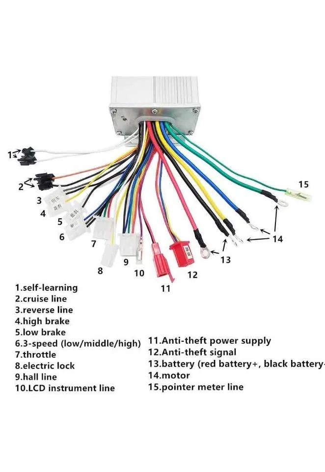 Kit de motor eléctrico de CC sin escobillas de 1000 image indicator(8)