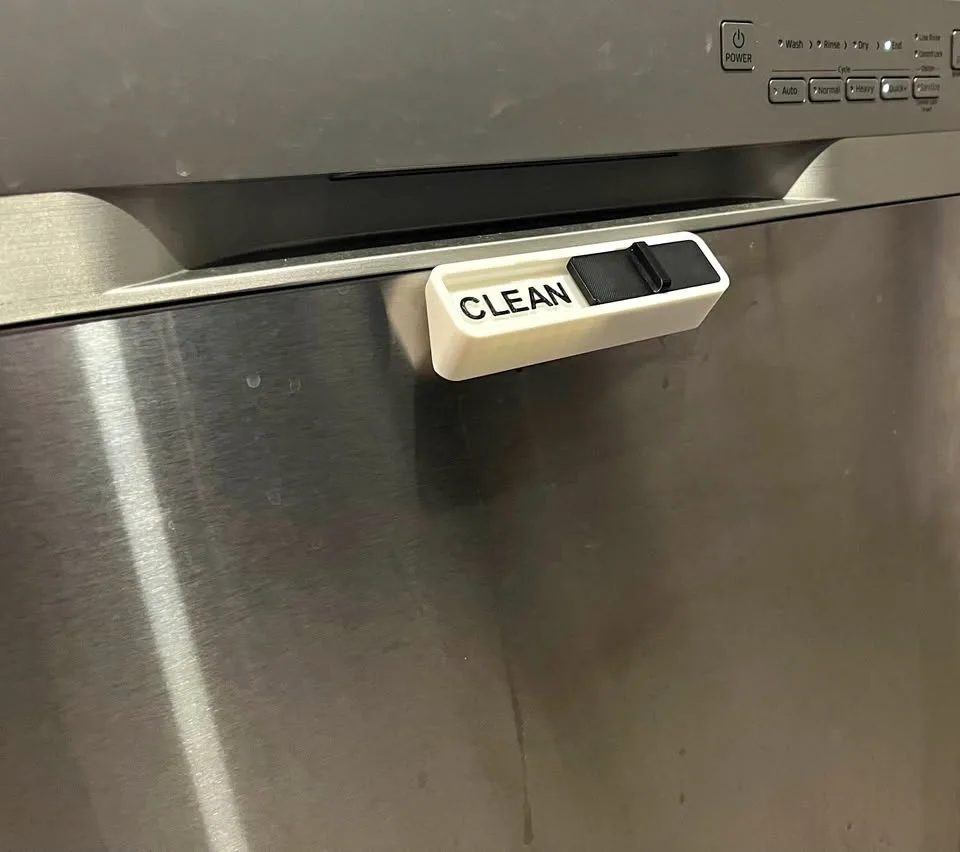 Dishwasher clean/dirty magnetic sign thumbnail