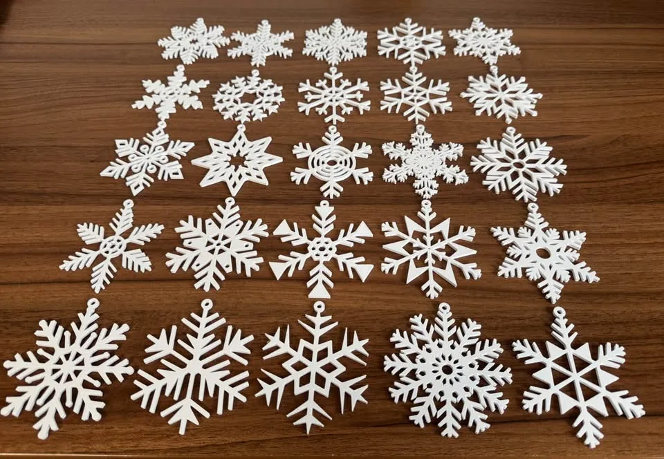Snowflake Christmas ornament image indicator(2)
