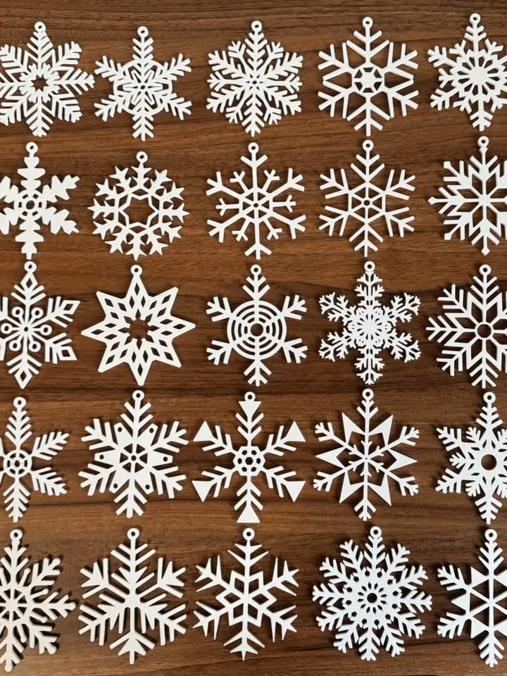Snowflake Christmas ornament image indicator(3)