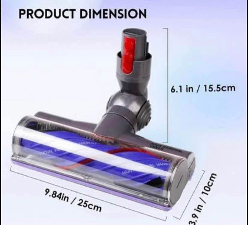 Upgrade Anti-Tangle Replacement Vacuum Head for Dyson V7, V8, Cy - photo 2