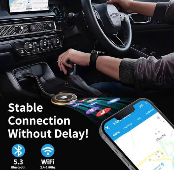 Wireless CarPlay Android Auto Adapter USB Dongle Smart Mini Box - photo 2