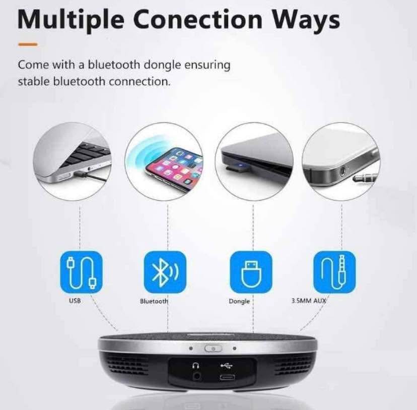 TONGVEO 5.8GHz Wireless Conference Room Webcam, Church Live Stre - photo 3