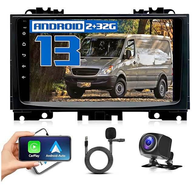 Android 13 Car Stereo Radio Fit for 2006-2017 Sprinter
