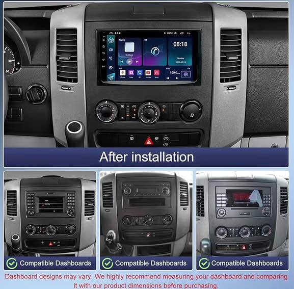 Android 13 Car Stereo Radio Fit for 2006-2017 Sprinter - photo 3