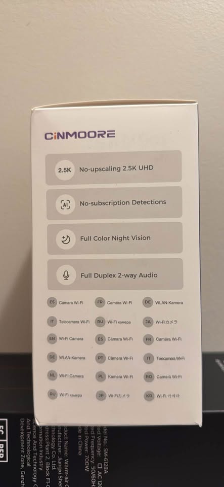 2.5K Security Camera Indoor - photo 3