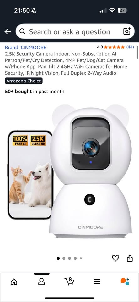 2.5K Security Camera Indoor - photo 4