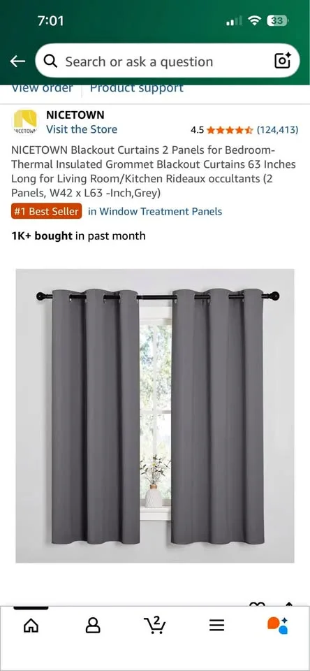 Grey curtains thumbnail