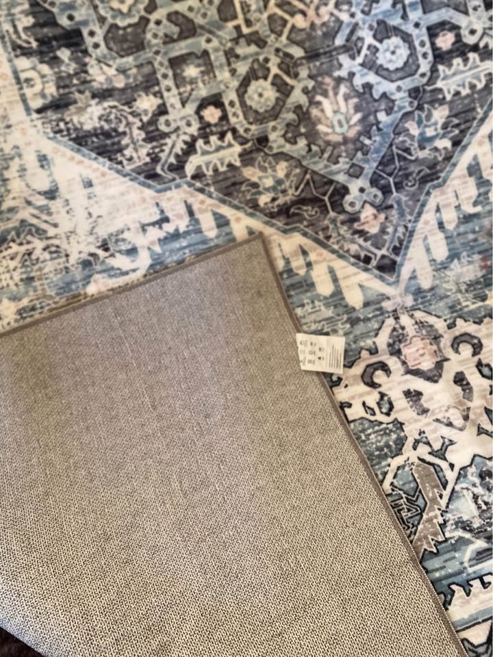 Area Rug 5×7, Vintage Boho Rug,Ultra-Soft Low Pile, Washable, No - photo 2