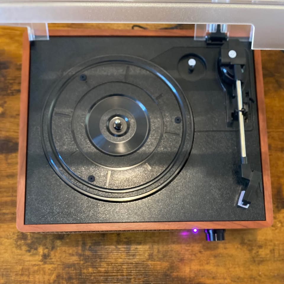 Record Player for Vinyl with 2 Build-in Speakers LP Vinyl Player - photo 2