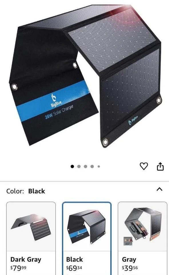 BigBlue 28W Solar Charger image indicator(2)