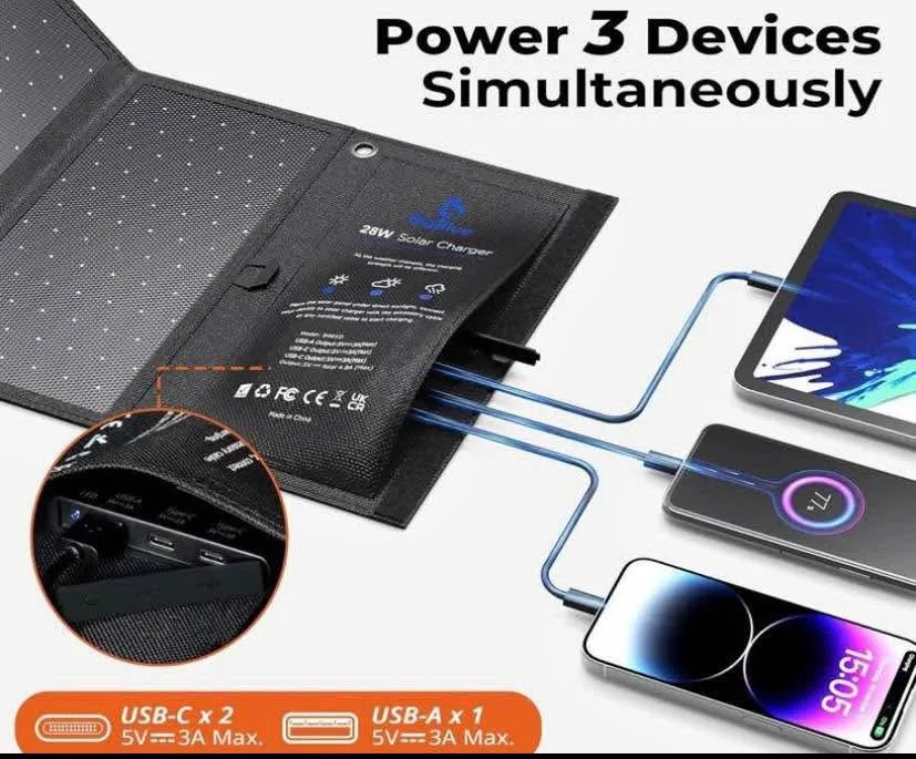 BigBlue 28W Solar Charger image indicator(4)