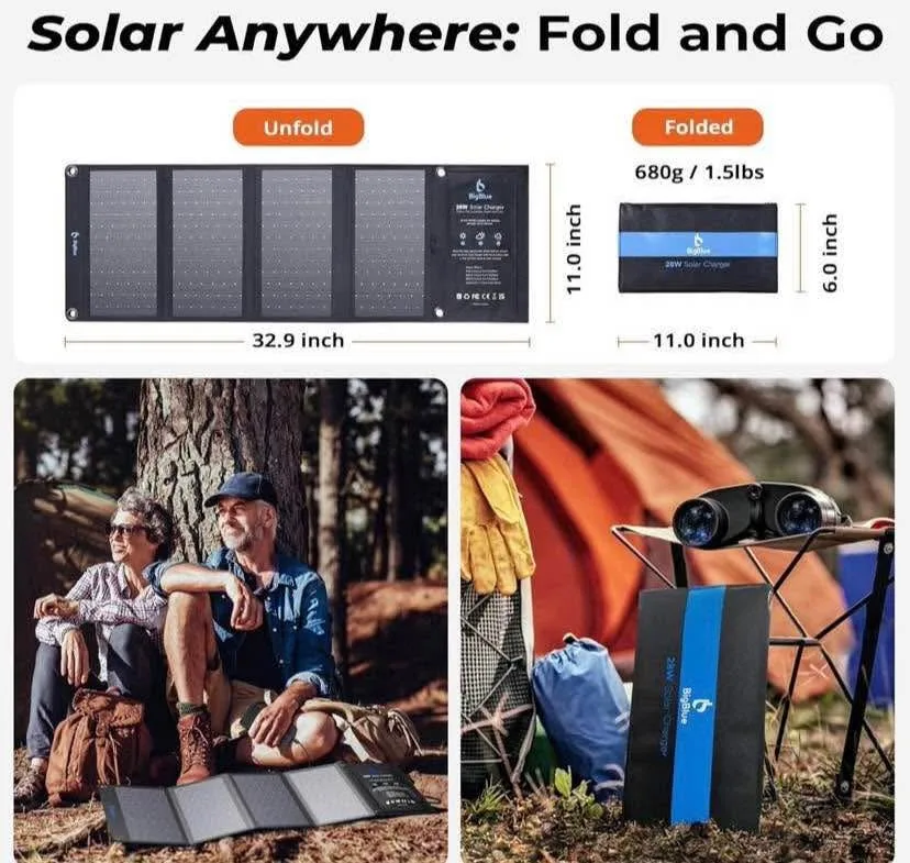 BigBlue 28W Solar Charger image indicator(8)