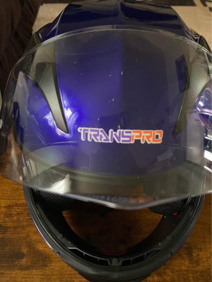 TRPRmoto Motorcycle Dual Visor Flip up Modular Full Face Helmet - photo 2