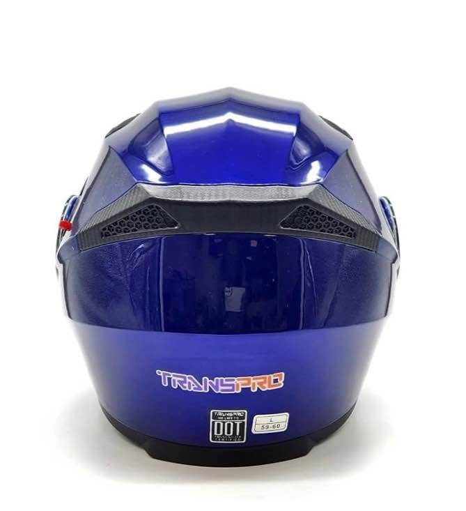 TRPRmoto Motorcycle Dual Visor Flip up Modular Full Face Helmet - photo 3