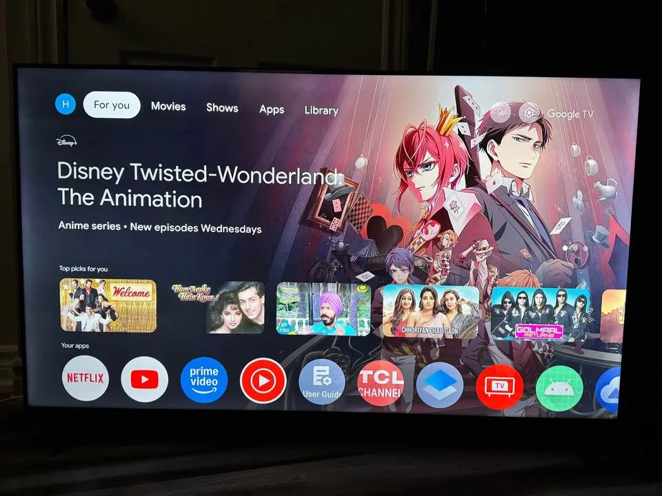 TCL 55” 4K LED SMART GOOGLE TV image indicator(2)