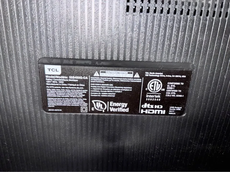 TCL 55” 4K LED SMART GOOGLE TV image indicator(3)