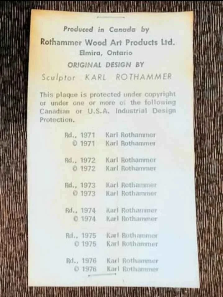 1970s Original Karl Rothammer Wooden Sculpture image indicator(5)