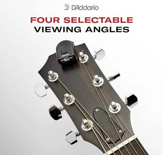 D'Addario Guitar Tuner - Micro Headstock Tuner - Tuner for Acous image indicator(3)