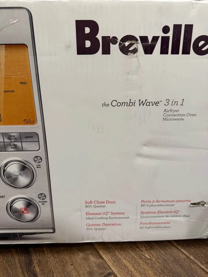 NEW! Breville Combi Wave 3-in-1 Convection Microwave w/ Air Frye image indicator(2)