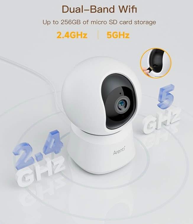 ARENTI 5G Security Camera Indoor, 4MP Pet Camera with Speaker fo - photo 5