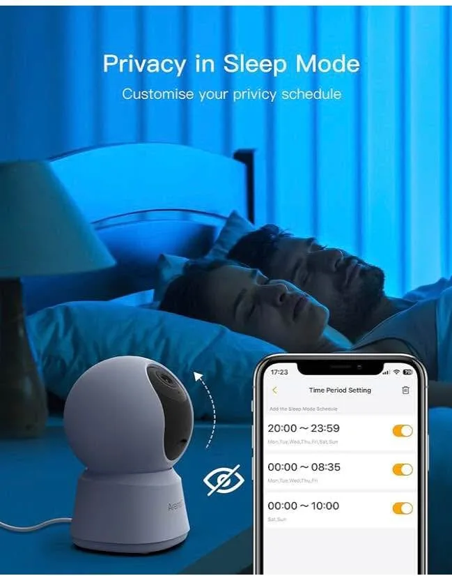 ARENTI 5G Security Camera Indoor, 4MP Pet Camera with Speaker fo image indicator(7)