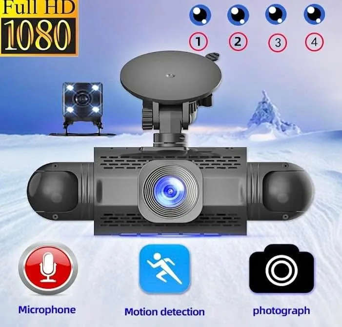 Ailsion 360 Car Cameras – Full-Round View Recording, High-Defini thumbnail