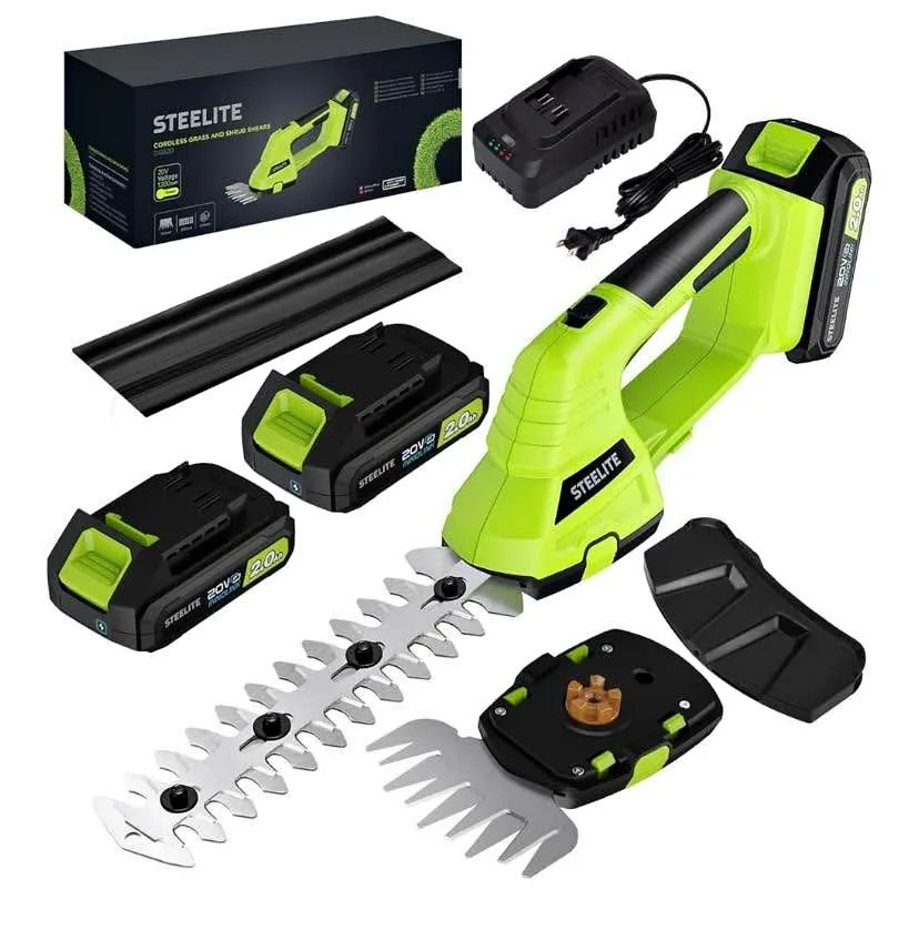 STEELITE Hedge Trimmer Cordless, 21V Electric Mini Grass Trimmer thumbnail